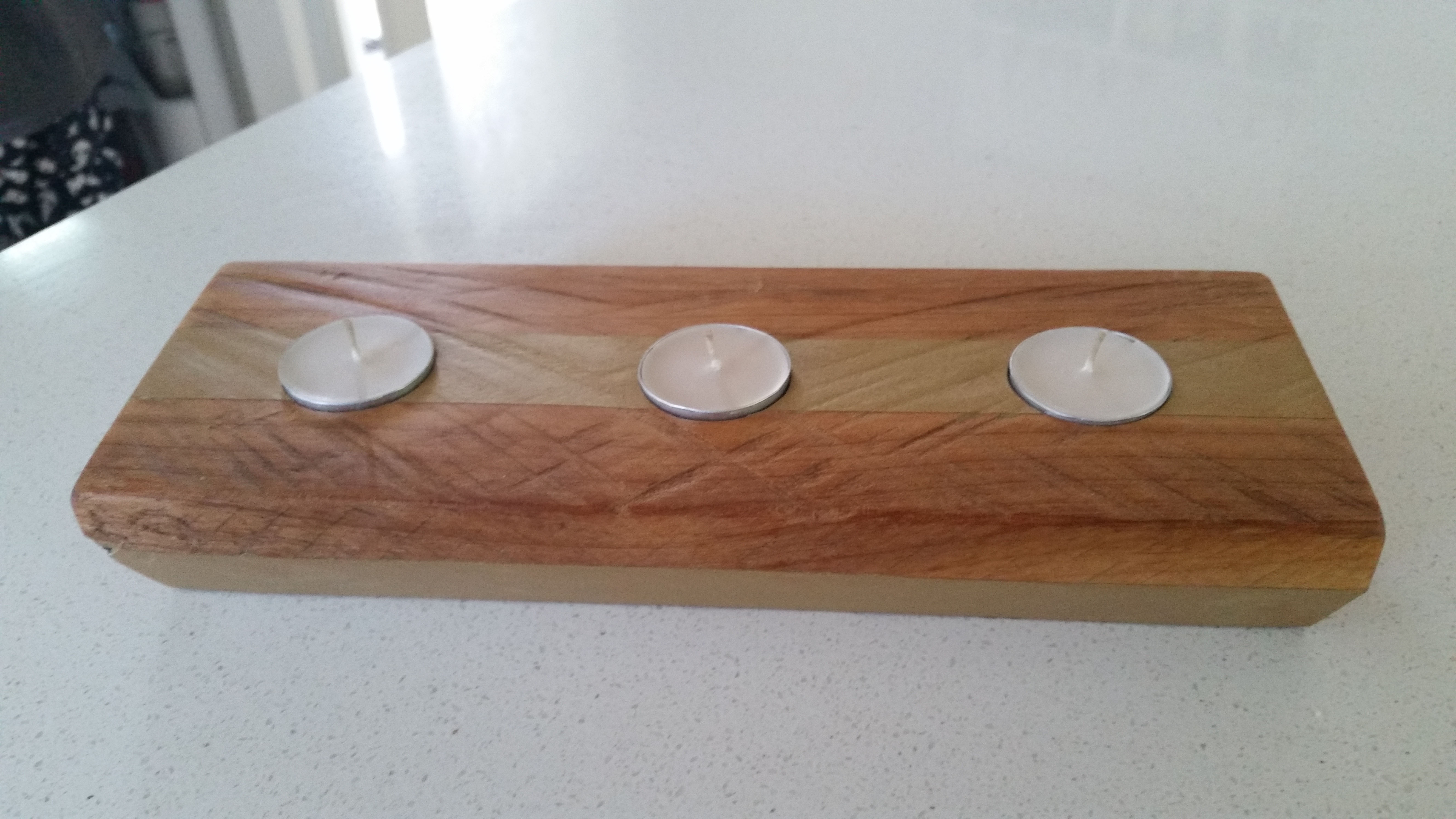 3 candle holder